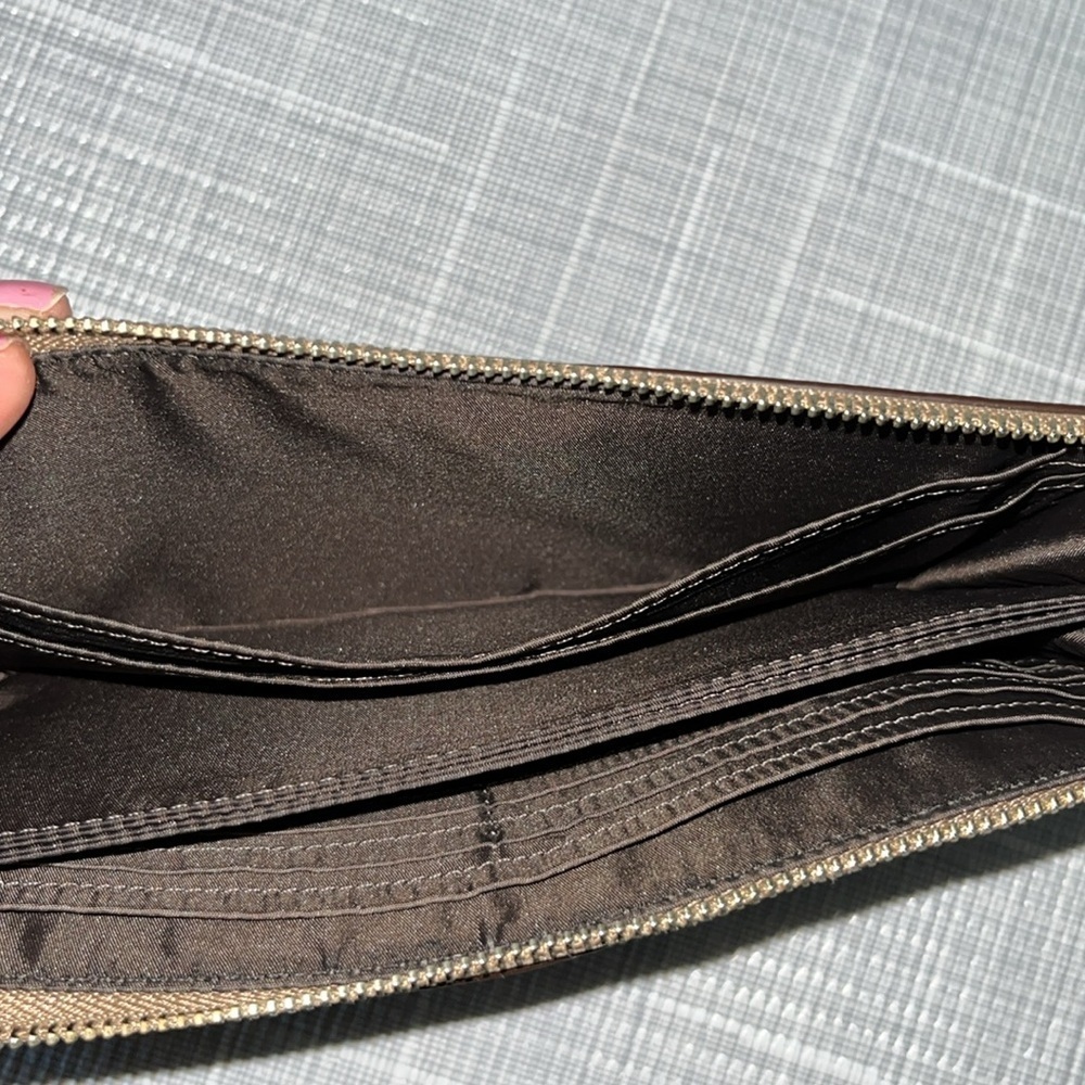 COACH gold wristlet - Picture 6 of 12